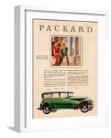 Packard, Magazine Advertisement, USA, 1929-null-Framed Giclee Print