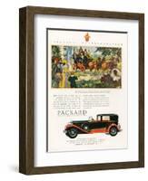 Packard, Magazine Advertisement, USA, 1930-null-Framed Giclee Print