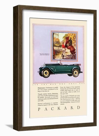 Packard Performance-null-Framed Art Print