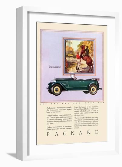 Packard Performance-null-Framed Art Print
