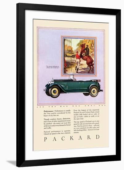 Packard Performance-null-Framed Art Print