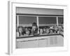 Packed School Bus in Detroit, First Graders Happily Stuck their Heads Out of its Windows-null-Framed Photographic Print