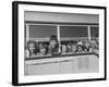 Packed School Bus in Detroit, First Graders Happily Stuck their Heads Out of its Windows-null-Framed Photographic Print