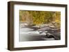 Packers Falls on the Lamprey River in Durham, New Hampshire. Fall-Jerry & Marcy Monkman-Framed Photographic Print