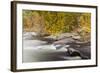 Packers Falls on the Lamprey River in Durham, New Hampshire. Fall-Jerry & Marcy Monkman-Framed Photographic Print