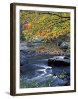 Packers Falls on the Lamprey River, New Hampshire, USA-Jerry & Marcy Monkman-Framed Premium Photographic Print