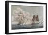 'Packet Boat and Privateer', c1819-Nicholas Pocock-Framed Giclee Print