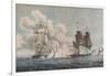 'Packet Boat and Privateer', c1819-Nicholas Pocock-Framed Giclee Print
