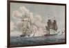 'Packet Boat and Privateer', c1819-Nicholas Pocock-Framed Giclee Print