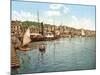 Packet Boat on the Touques River, Trouville, Pub. 1900-null-Mounted Giclee Print