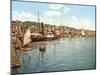 Packet Boat on the Touques River, Trouville, Pub. 1900-null-Mounted Giclee Print