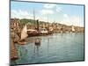 Packet Boat on the Touques River, Trouville, Pub. 1900-null-Mounted Giclee Print