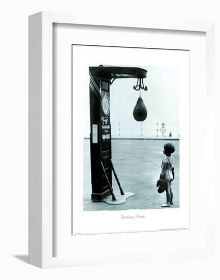 Packing A Punch-null-Framed Art Print