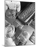 Packing Bacon Rashers, Danish Bacon Company, Selby, North Yorkshire, 1964-Michael Walters-Mounted Photographic Print