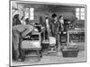 Packing Cartridges into Boxes at Isleten, Near Fluelen, Switzerland, 1893-null-Mounted Giclee Print