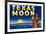 Packing Crate Label, Texas Moon-null-Framed Premium Giclee Print