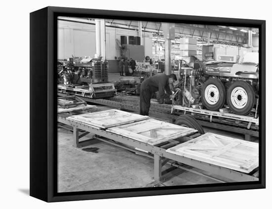 Packing Section, International Harvester Tractor Factory, Doncaster, South Yorkshire 1966-Michael Walters-Framed Stretched Canvas
