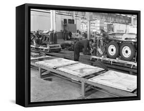 Packing Section, International Harvester Tractor Factory, Doncaster, South Yorkshire 1966-Michael Walters-Framed Stretched Canvas
