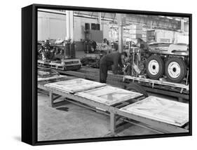 Packing Section, International Harvester Tractor Factory, Doncaster, South Yorkshire 1966-Michael Walters-Framed Stretched Canvas