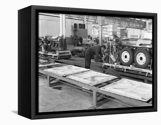 Packing Section, International Harvester Tractor Factory, Doncaster, South Yorkshire 1966-Michael Walters-Framed Stretched Canvas