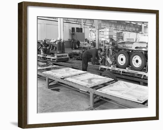 Packing Section, International Harvester Tractor Factory, Doncaster, South Yorkshire 1966-Michael Walters-Framed Photographic Print