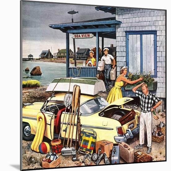 "Packing the Car", September 8, 1956-Stevan Dohanos-Mounted Giclee Print