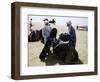 Packing up a Camel, Morocco-Michael Brown-Framed Photographic Print