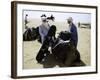 Packing up a Camel, Morocco-Michael Brown-Framed Photographic Print