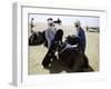 Packing up a Camel, Morocco-Michael Brown-Framed Photographic Print