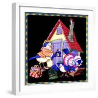 Packing Up to Head Home - Child Life-Keith Ward-Framed Giclee Print