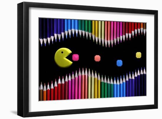 Packman-Victoria Ivanova-Framed Photographic Print