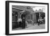 Packwood, WA View and Indian Jim at 100 Photograph - Packwood, WA-Lantern Press-Framed Art Print