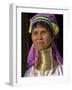 Padaung Woman of Karen Sub-Tribe Wearing Brass Necklace Which Elongates the Neck, Burma, Myanmar-Nigel Pavitt-Framed Photographic Print