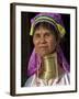 Padaung Woman of Karen Sub-Tribe Wearing Brass Necklace Which Elongates the Neck, Burma, Myanmar-Nigel Pavitt-Framed Photographic Print