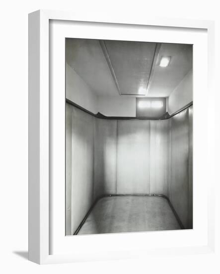 Padded Room, Saint Ebbas Hospital, Surrey, 1938-null-Framed Photographic Print