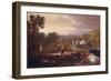 Paddington Canal, 1801 (Oil on Panel)-Benjamin West-Framed Giclee Print