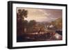 Paddington Canal, 1801 (Oil on Panel)-Benjamin West-Framed Giclee Print