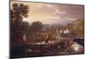 Paddington Canal, 1801 (Oil on Panel)-Benjamin West-Mounted Giclee Print