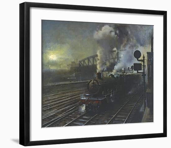 Paddington Station-Terence Cuneo-Framed Premium Giclee Print