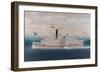 Paddle Steamboat Kaaterskill, 1882-James Bard-Framed Giclee Print