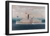 Paddle Steamboat Kaaterskill, 1882-James Bard-Framed Giclee Print