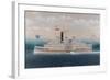 Paddle Steamboat Kaaterskill, 1882-James Bard-Framed Giclee Print