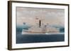Paddle Steamboat Kaaterskill, 1882-James Bard-Framed Giclee Print
