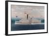 Paddle Steamboat Kaaterskill, 1882-James Bard-Framed Giclee Print