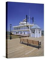 Paddle Steamer and Dock Master's Office, Alexandria, Virginia, USA-Jonathan Hodson-Stretched Canvas
