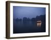 Paddle Steamer at Anchor, Dawn, Halong Bay, Vietnam, Indochina, Southeast Asia, Asia-Purcell-Holmes-Framed Photographic Print