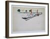 Paddle-Steamer at the Quay, 1912-Egon Schiele-Framed Collectable Print