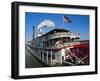 Paddle Steamer 'Natchez', on the Edge of the Mississippi River in New Orleans, Louisiana, USA-Bruno Barbier-Framed Photographic Print