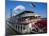 Paddle Steamer 'Natchez', on the Edge of the Mississippi River in New Orleans, Louisiana, USA-Bruno Barbier-Mounted Photographic Print