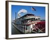 Paddle Steamer 'Natchez', on the Edge of the Mississippi River in New Orleans, Louisiana, USA-Bruno Barbier-Framed Photographic Print